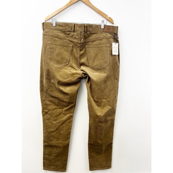 Peter Millar Superior Soft Corduroy Five Pocket Pants Men’s Khaki Sz 38 NWT - Picture 13 of 14